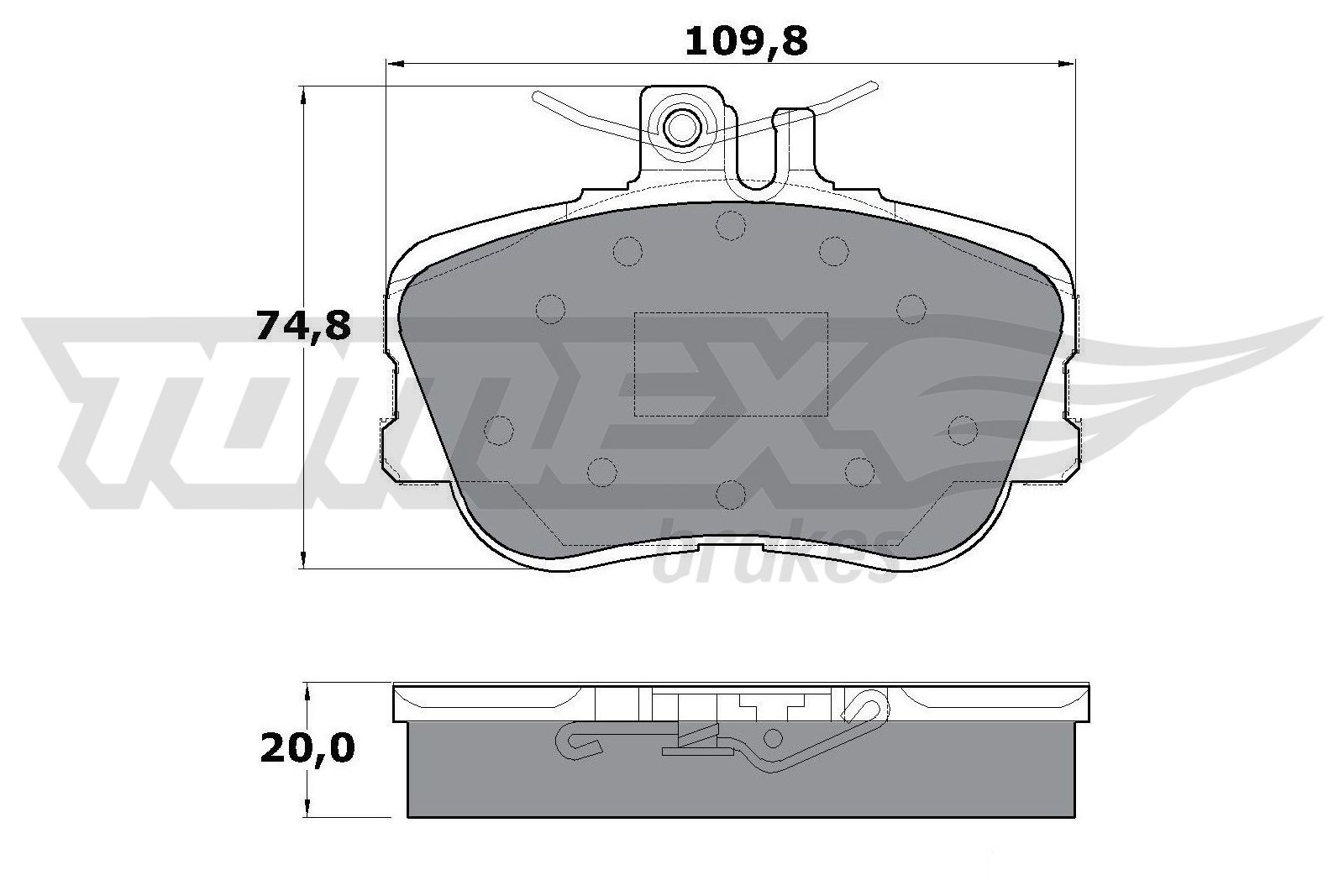 TOMEX Brakes TX 11-46 Sada...